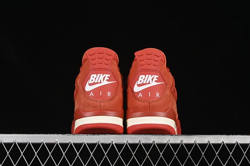 All categories Air Jordan Jordan series basketball shoes Air Jordan 4 GX foreign trade version Nigel Sylvester x Air Jordan 4 OG "Brick By Brick" AJ4 Joe 4 Orange Brown Suede DR5415-100